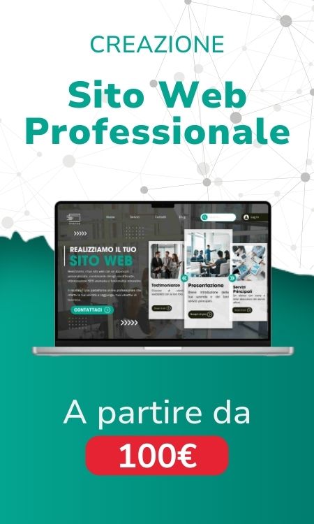 Sito web professionale economico