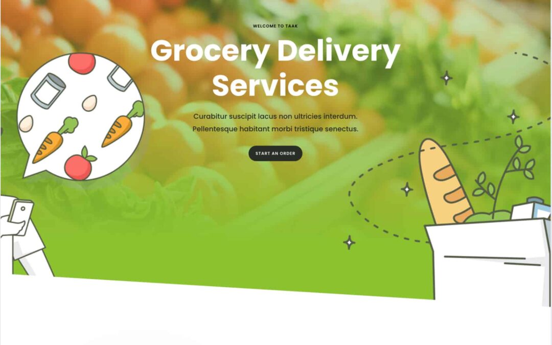 Consegna di generi alimentari