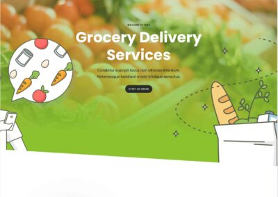 Consegna di generi alimentari