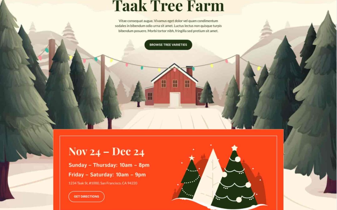 Fattoria degli alberi di Natale