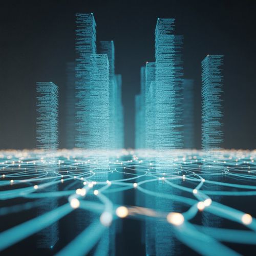 Visualizzazione astratta della stabilità e scalabilità del software ottenute grazie alla scrittura di codice pulito.
