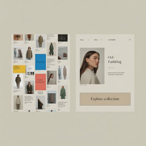 Confronto tra un sito sovraccarico e un sito con web design minimalista, che evidenzia la semplicità e l’usabilità dei layout essenziali.