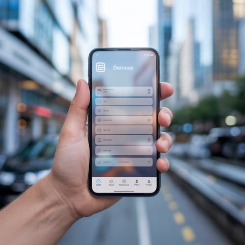 App mobile con interfaccia utente reattiva e intuitiva, che mostra l'importanza di un buon design dell’interfaccia utente per l’esperienza su dispositivi mobili.